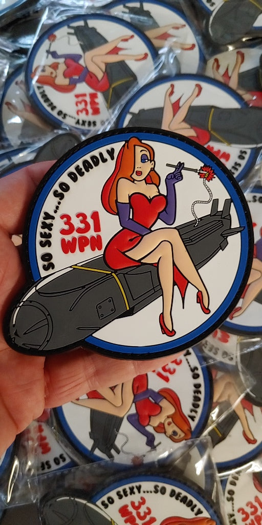 331 WPN - SO SEXY...SO DEADLY - 3D PVC PATCH