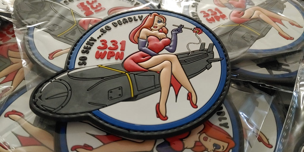 331 WPN - SO SEXY...SO DEADLY - 3D PVC PATCH