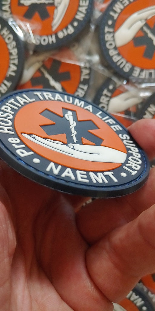 Pre HOSPITAL TRAUMA LIFE SUPORT  - NAEMT  - 3D PVC PATCH