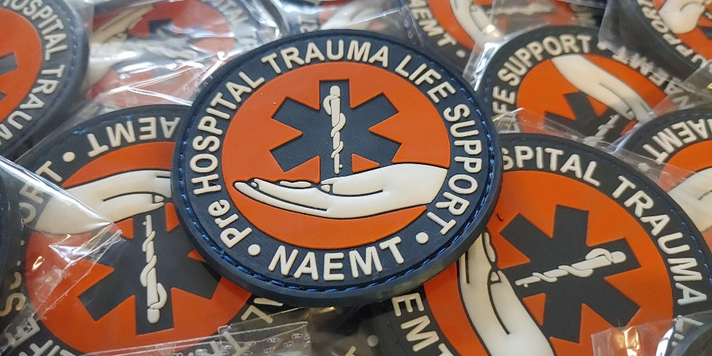 Pre HOSPITAL TRAUMA LIFE SUPORT  - NAEMT  - 3D PVC PATCH