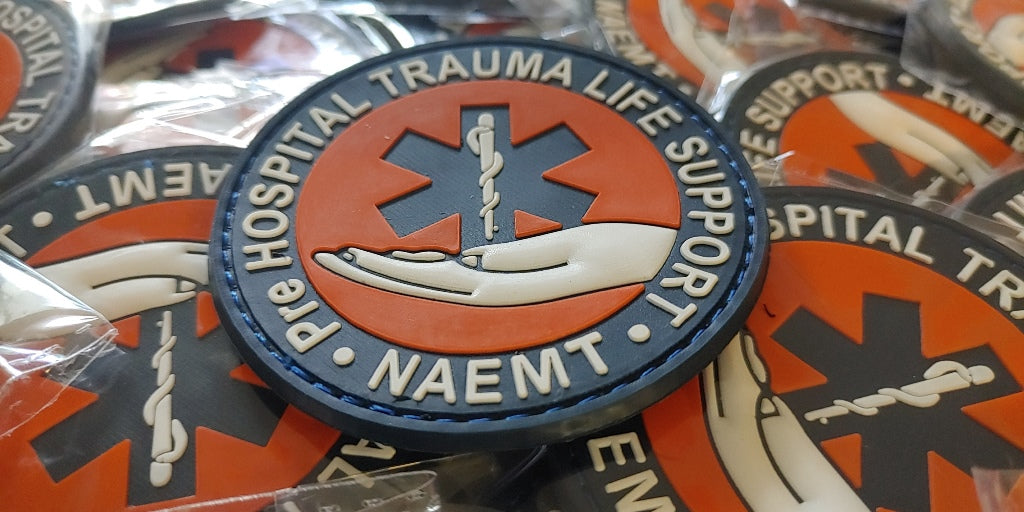 Pre HOSPITAL TRAUMA LIFE SUPORT  - NAEMT  - 3D PVC PATCH