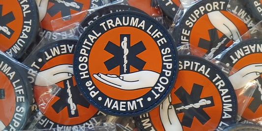 Pre HOSPITAL TRAUMA LIFE SUPORT  - NAEMT  - 3D PVC PATCH