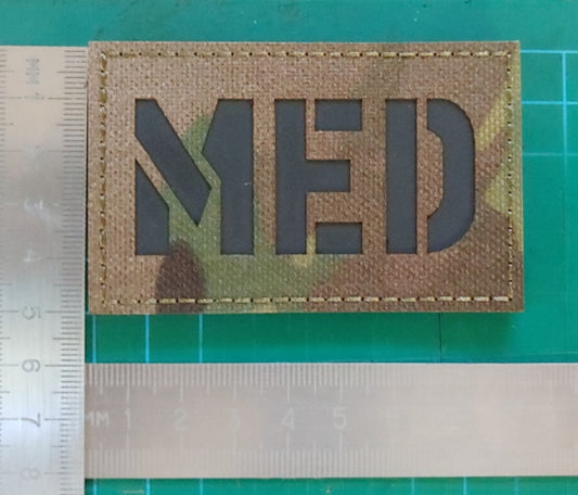 REFLECTIVE – IR - MED LASER CUT PATCH – MULTICAM COLOR