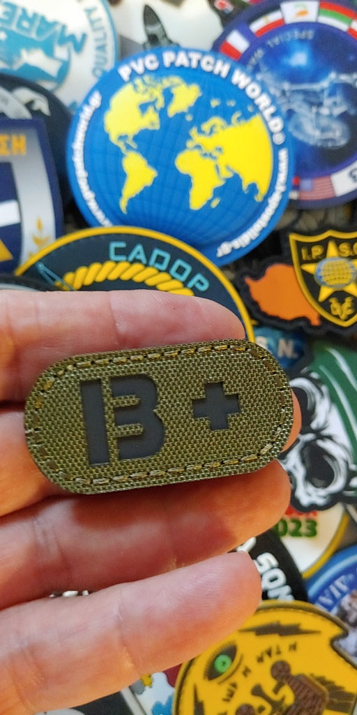 IR (INFRARED) - B+ POSITIVE BLOOD GROUP PATCH