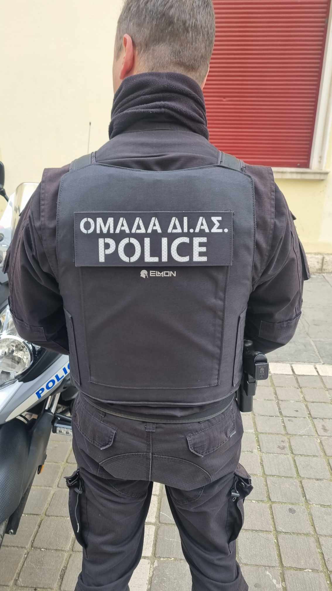 ΣΗΜΑ ΟΜΑΔΑ ΔΙ.ΑΣ - DI.AS TEAM - POLICE - WITH REFLECTIVE LOGO VEST CARRIER