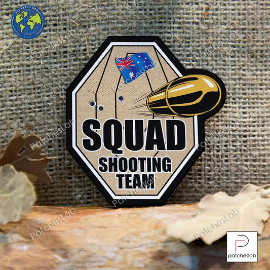 IPSC - AUSTRALIA - SQUAD SHOOTING TEAM TARGET FABRIC PATCH - PVCPATCHWORLD.STORE