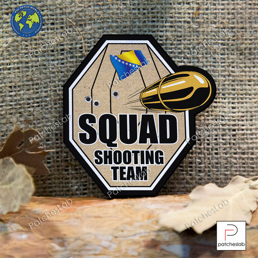 IPSC - BOSNIA HERZEGOVINA - SQUAD SHOOTING TEAM TARGET FABRIC PATCH