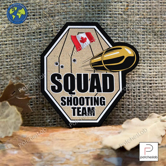 IPSC - CANADA - SQUAD SHOOTING TEAM TARGET FABRIC PATCH - PVCPATCHWORLD.STORE