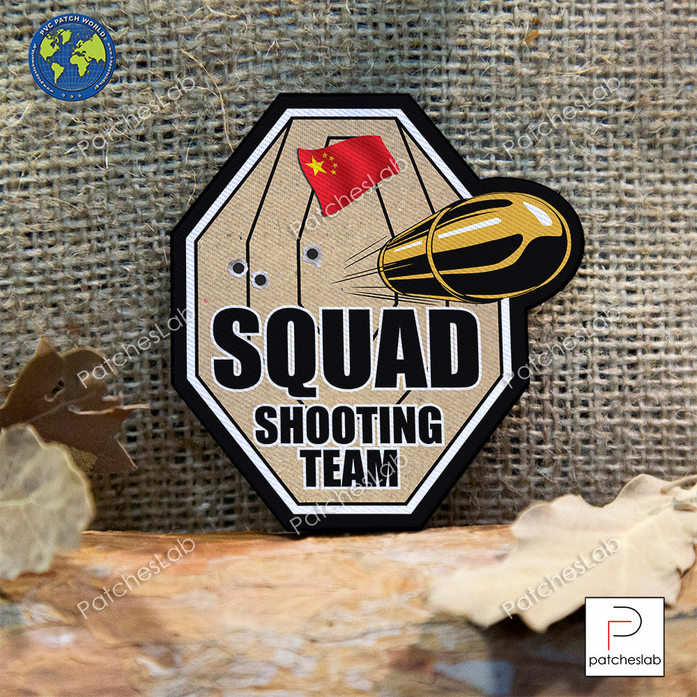 IPSC - CHINA - SQUAD SHOOTING TEAM TARGET FABRIC PATCH