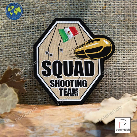 IPSC - MEXICO - SQUAD SHOOTING TEAM TARGET FABRIC PATCH - PVCPATCHWORLD.STORE