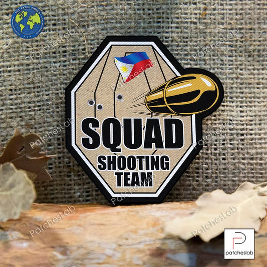 IPSC - PHILIPPINES - SQUAD SHOOTING TEAM TARGET FABRIC PATCH - PVCPATCHWORLD.STORE